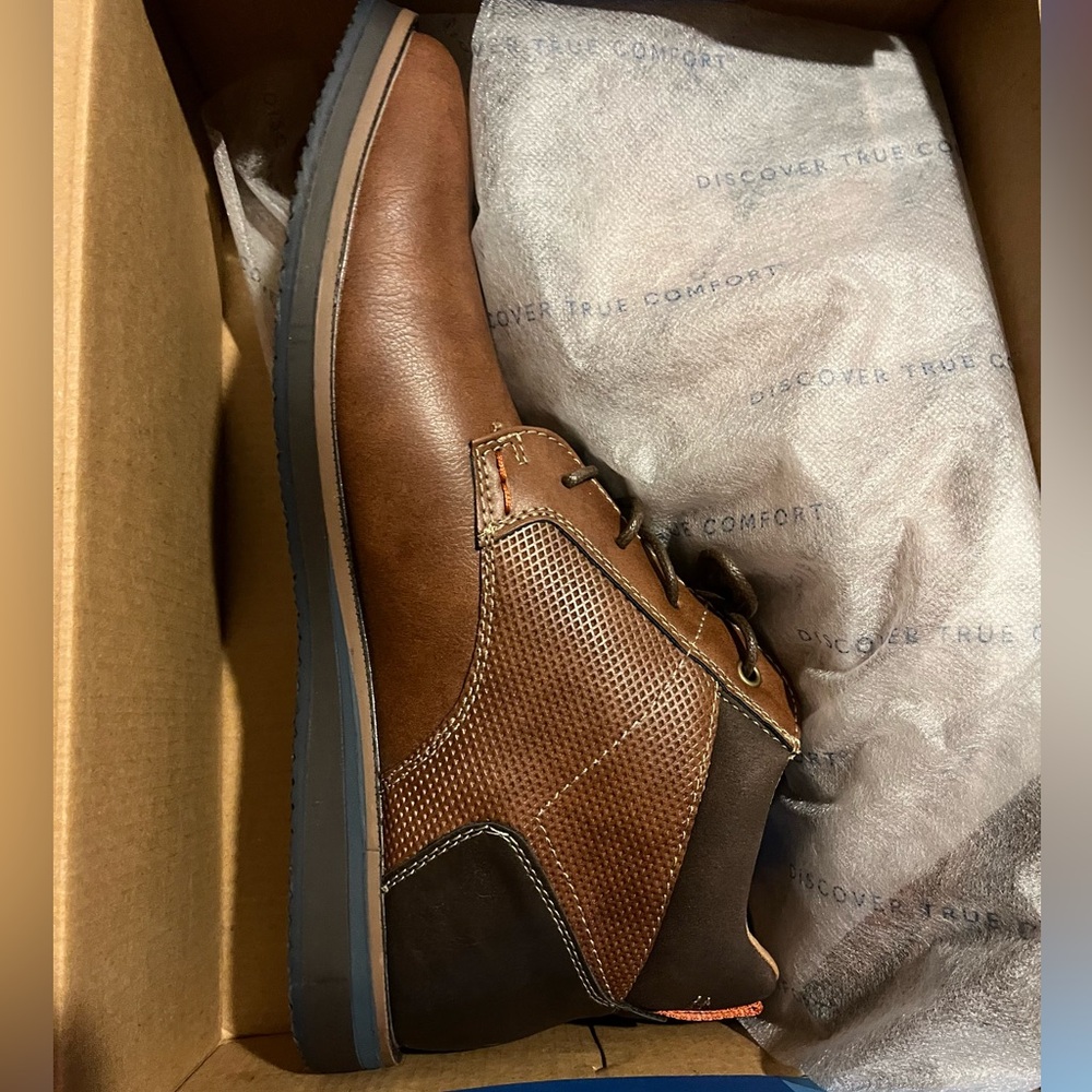Nunn Bush Brown Leather Chukka Boots